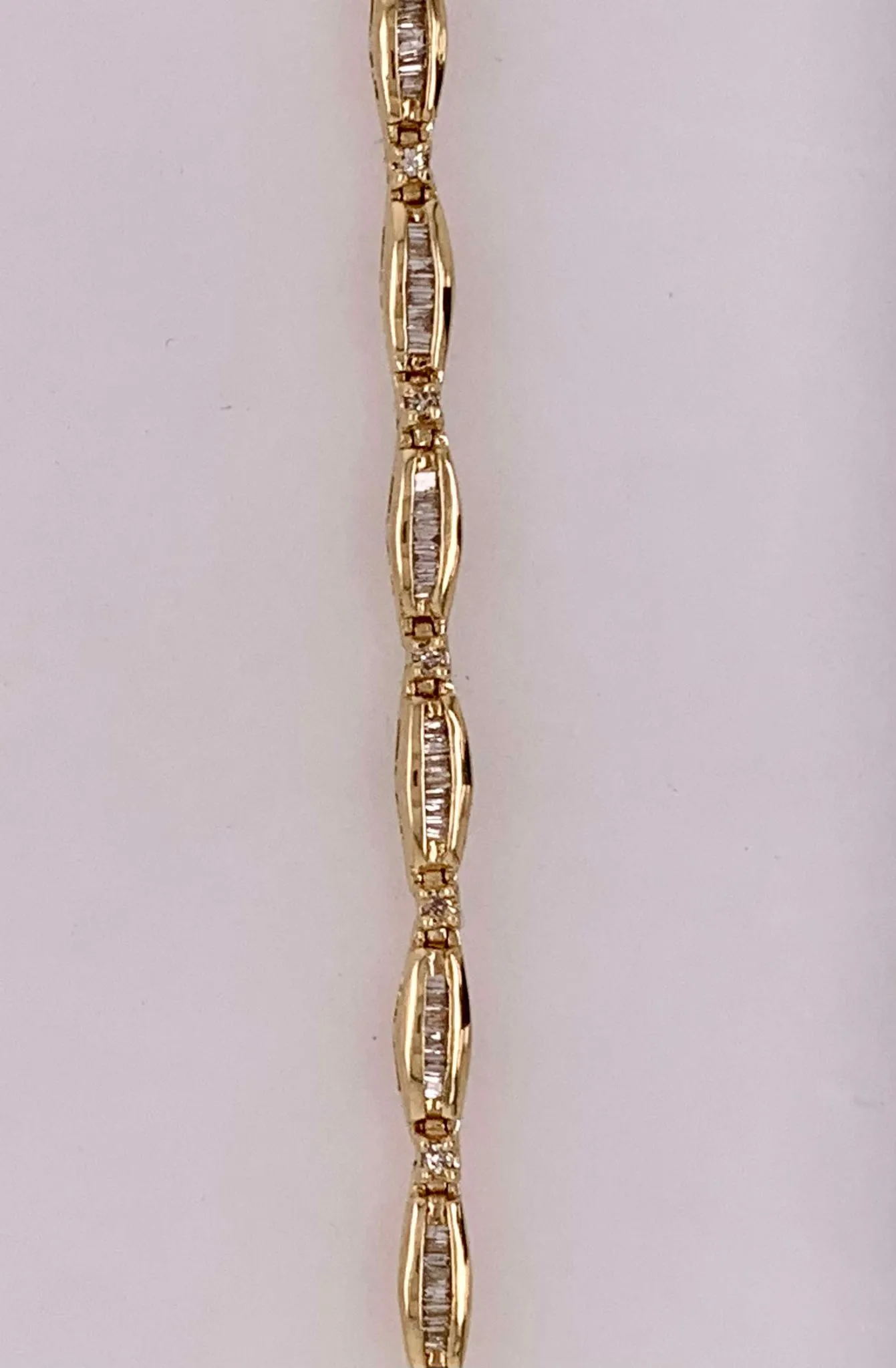 14K Estate Diamond Bracelet