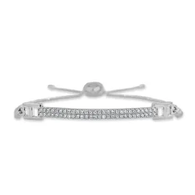 14k Gold & Diamond Bolo Bracelet - 0.44ct