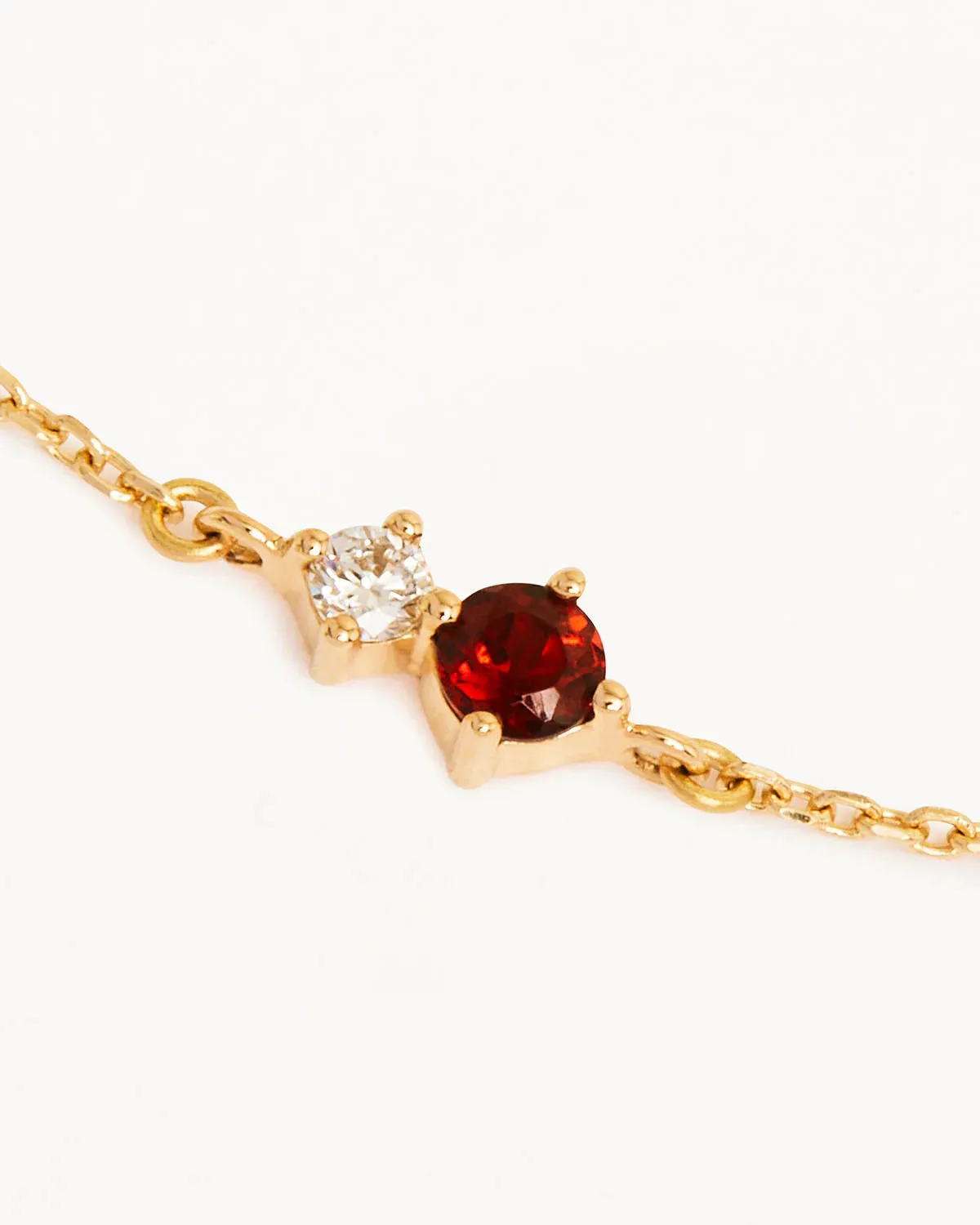 14k Solid Gold Magic Within Birthstone Diamond Bracelet