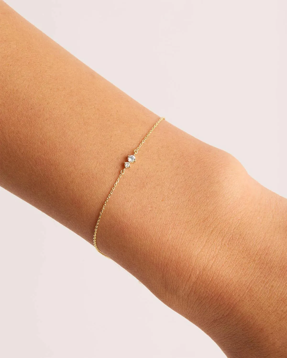 14k Solid Gold Magic Within Birthstone Diamond Bracelet
