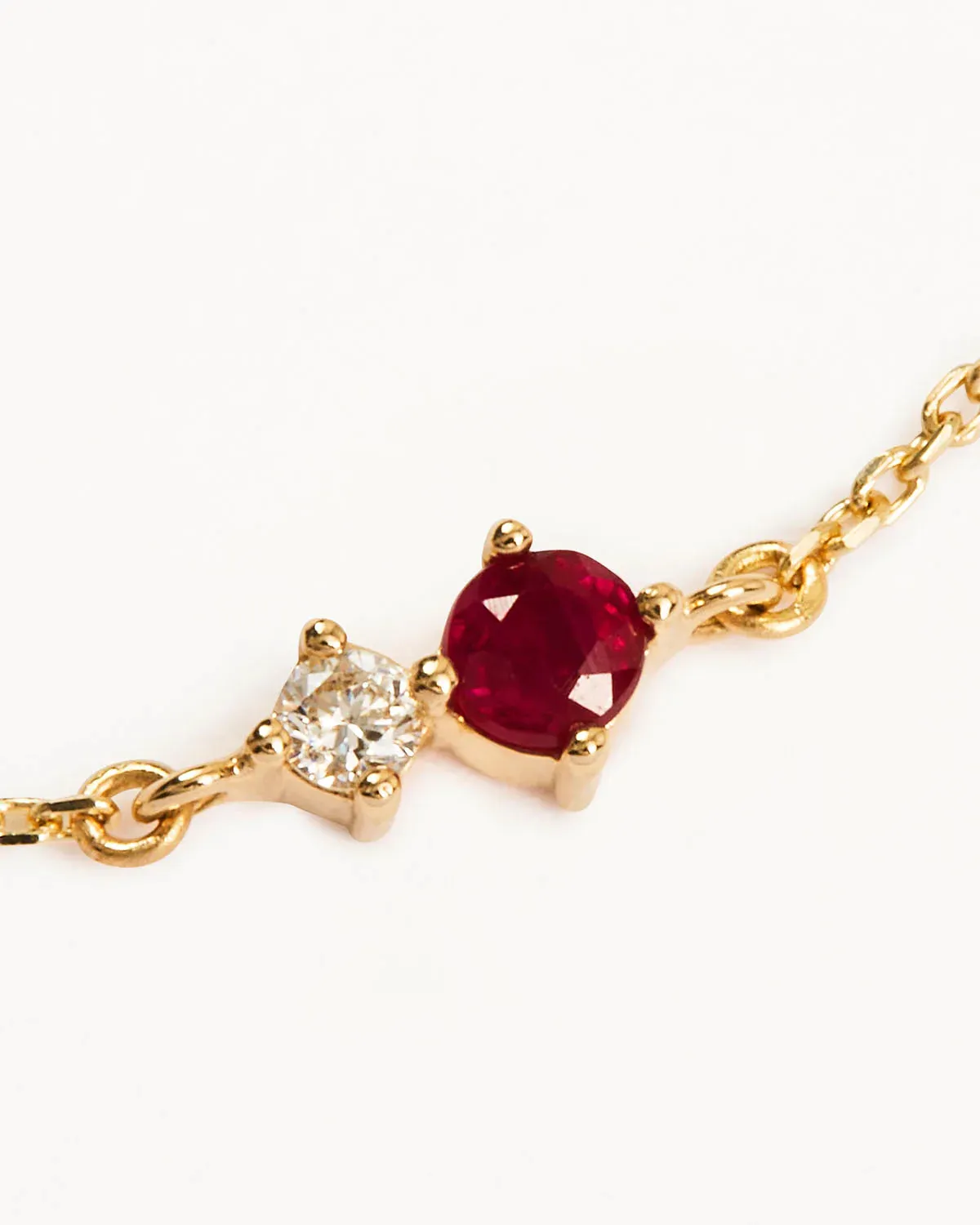 14k Solid Gold Magic Within Birthstone Diamond Bracelet