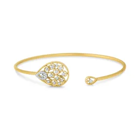 14KW 26D0.25CT HONEY COMB PEAR FLEX BG (118OB400732Y14)