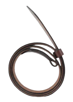 1.75 Inch (45mm) Chestnut Belt Strap for Removable Buckles Chicago Screws