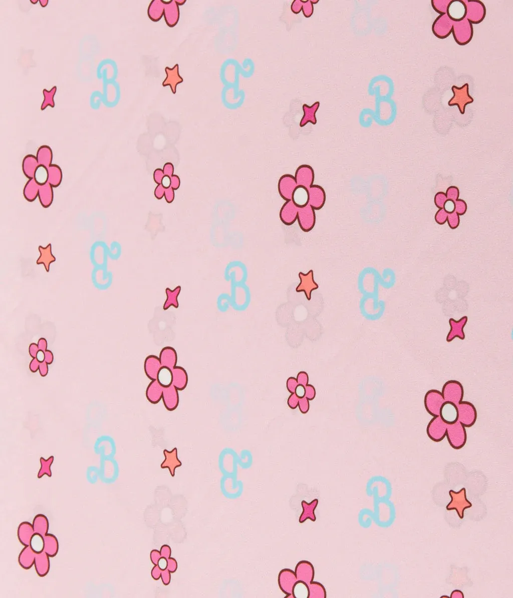 1970's Pink Barbie Hair Scarf