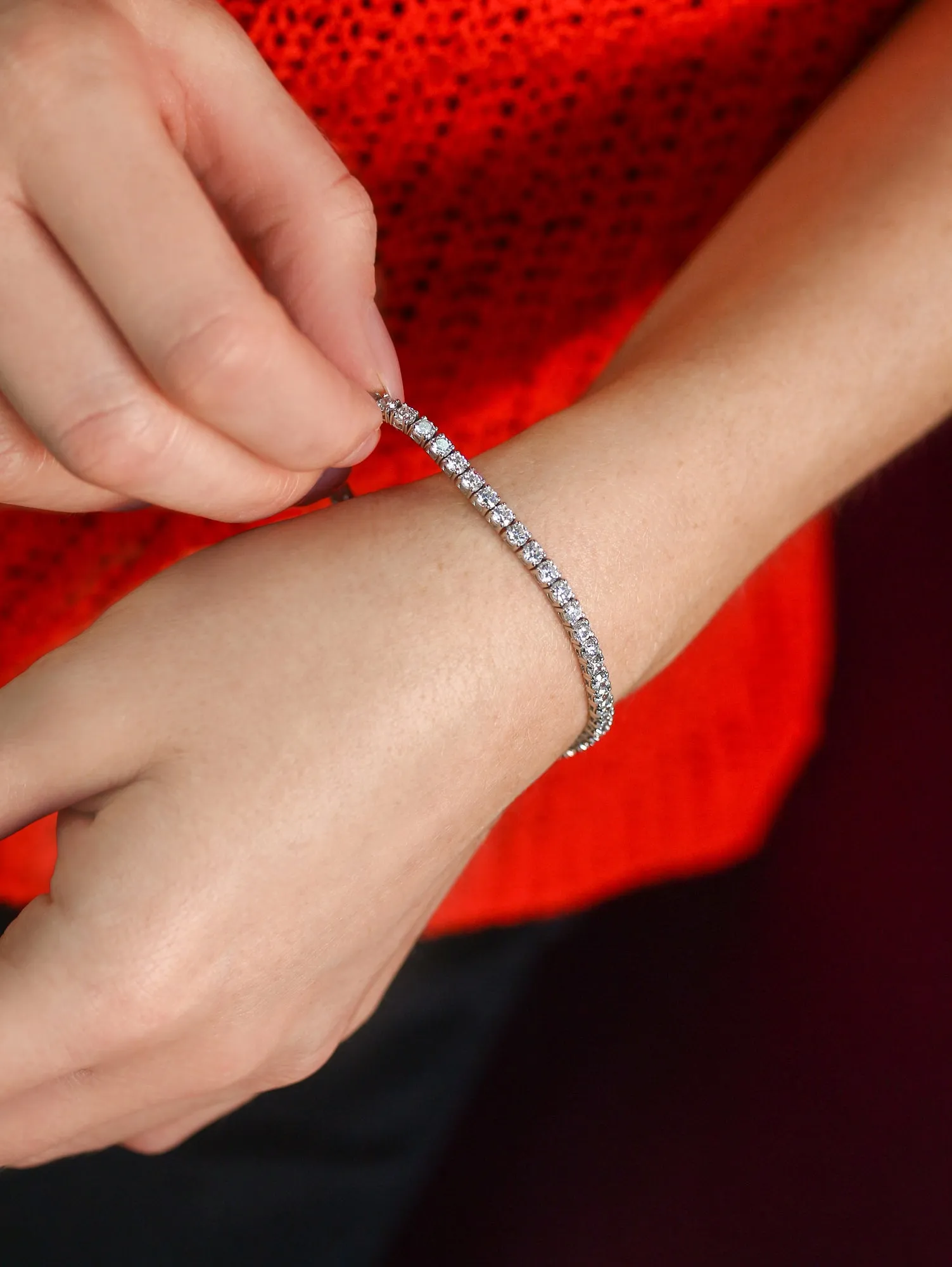 4.65 CTW Lab Diamond Tennis Bracelet