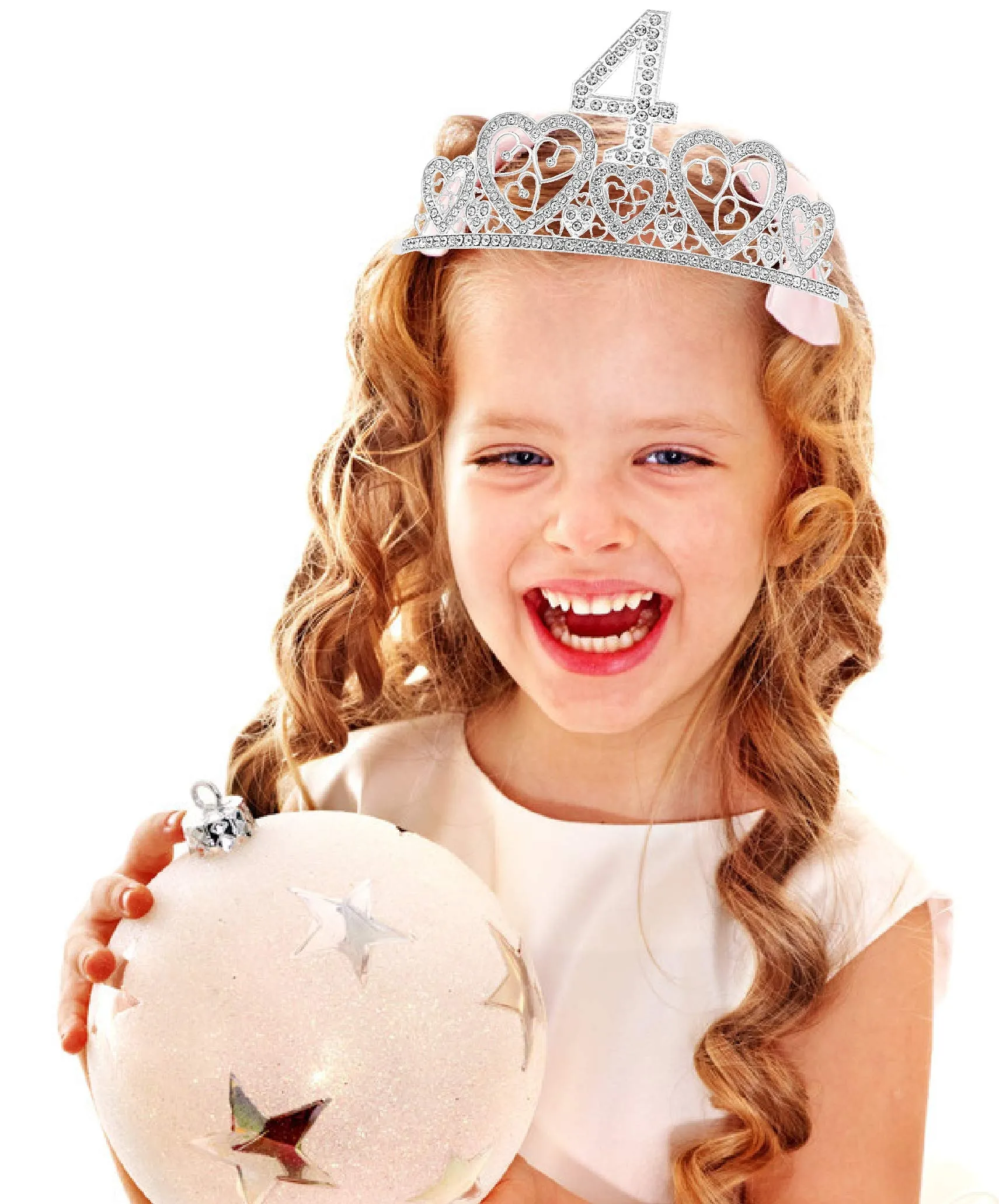 4th Birthday Gifts for Girl, 4th Birthday Tiara and Sash, 4th Birthday Decorations