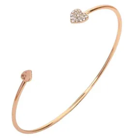 Adjustable Double Heart Bracelet