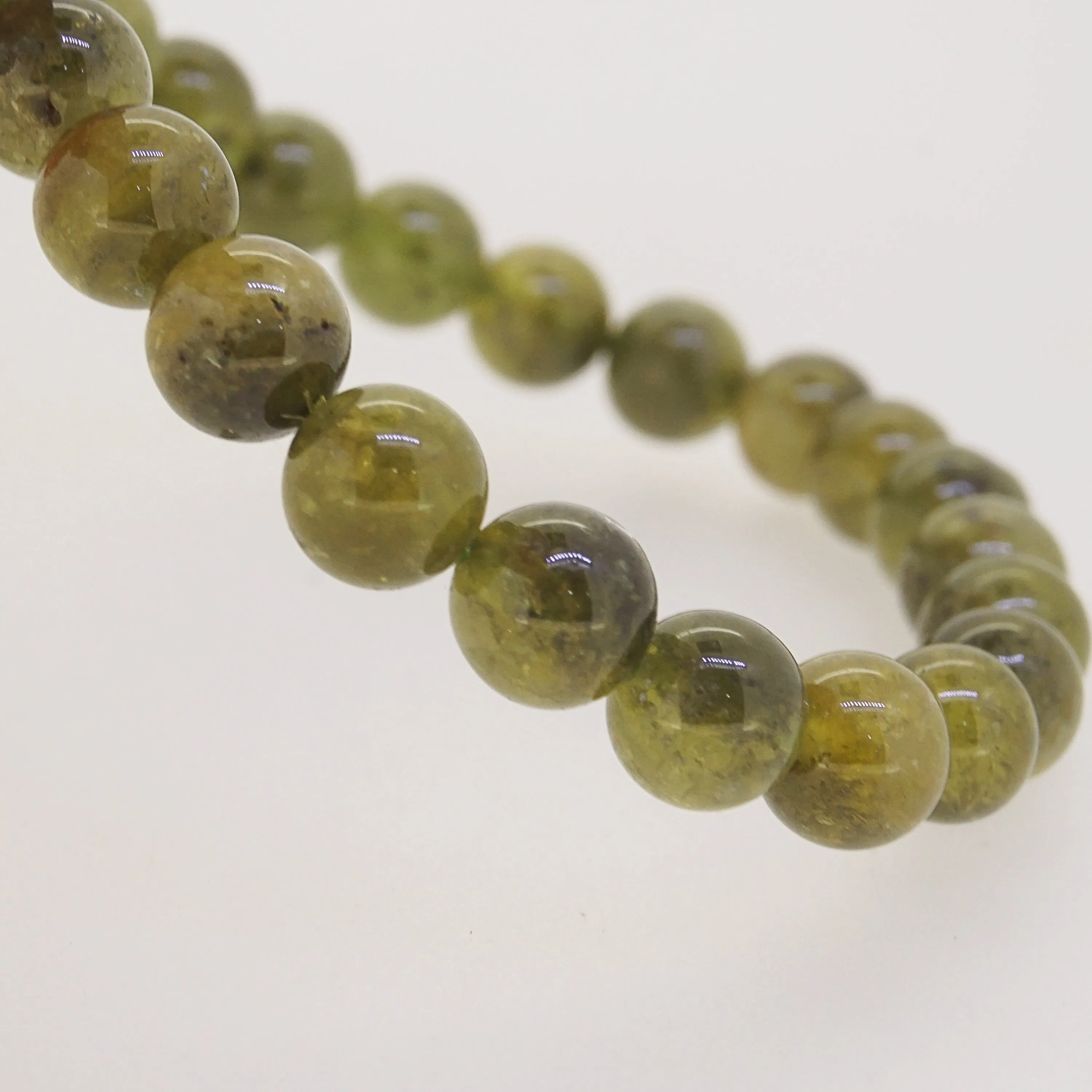 African Green Garnet 8mm