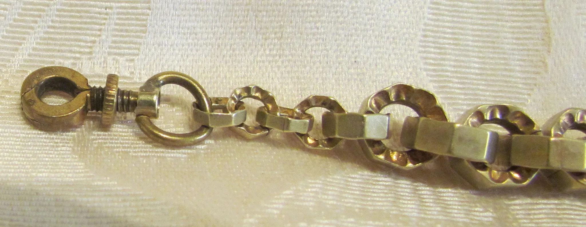 Antique 10kt GF Watch Chain Fob Circa 1890 Unique Watch Chain