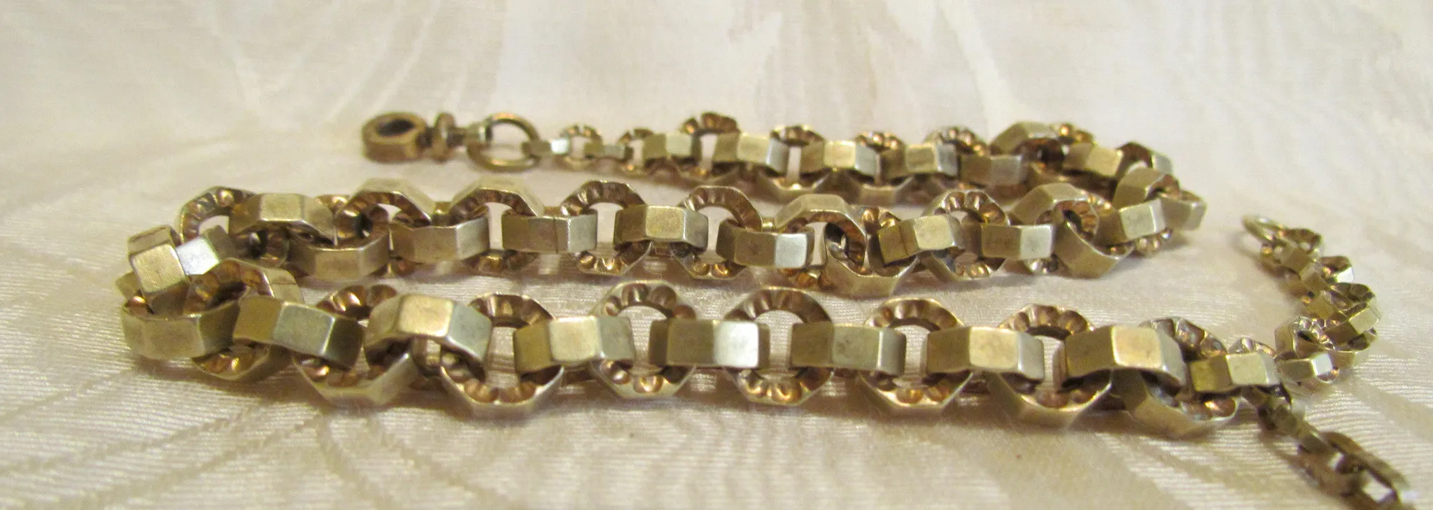 Antique 10kt GF Watch Chain Fob Circa 1890 Unique Watch Chain