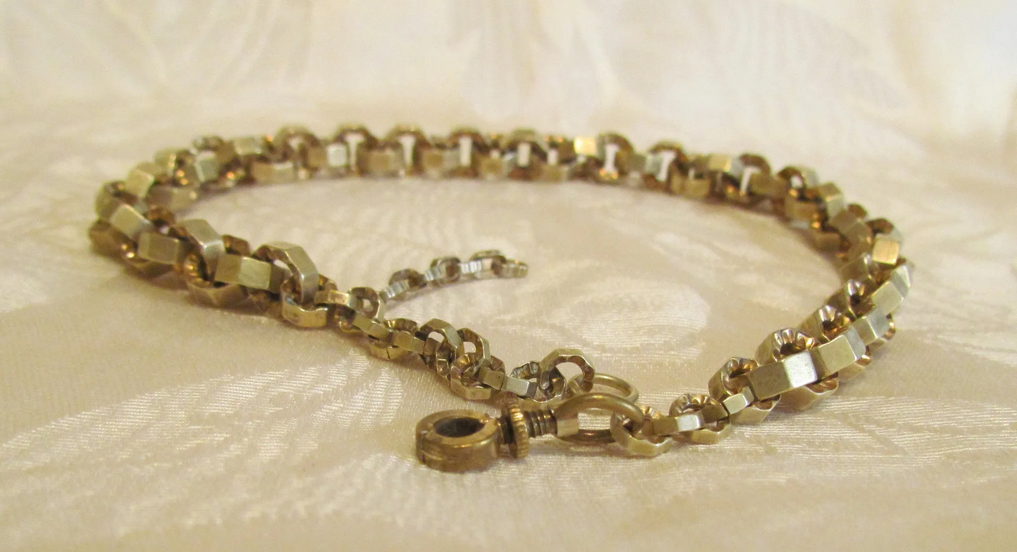 Antique 10kt GF Watch Chain Fob Circa 1890 Unique Watch Chain