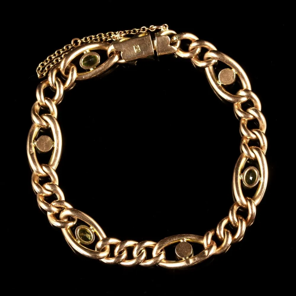 Antique Victorian Suffragette 9Ct Bracelet Circa 1900