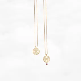 Auspicious Origin Medium Pendant Necklace Gold