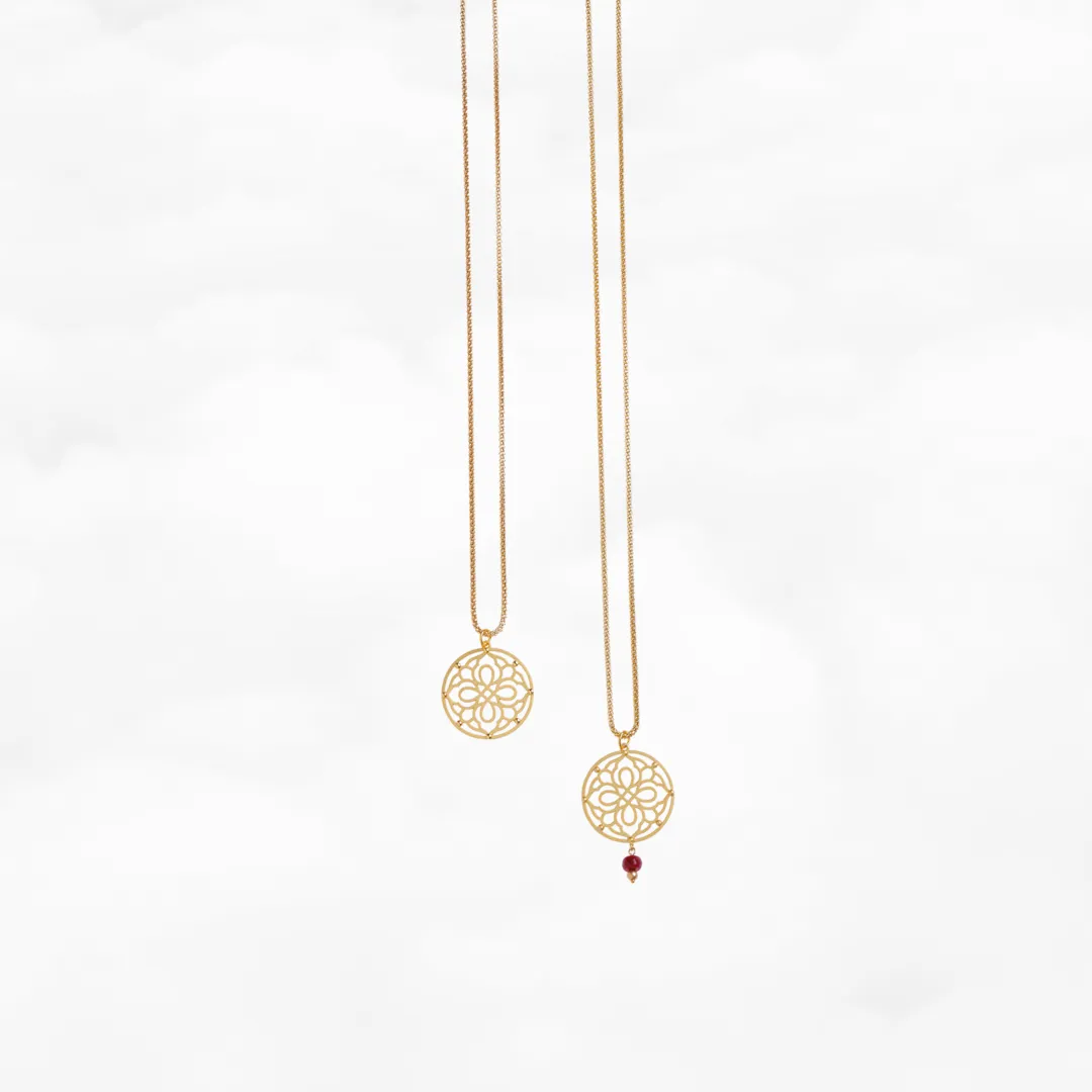 Auspicious Origin Medium Pendant Necklace Gold