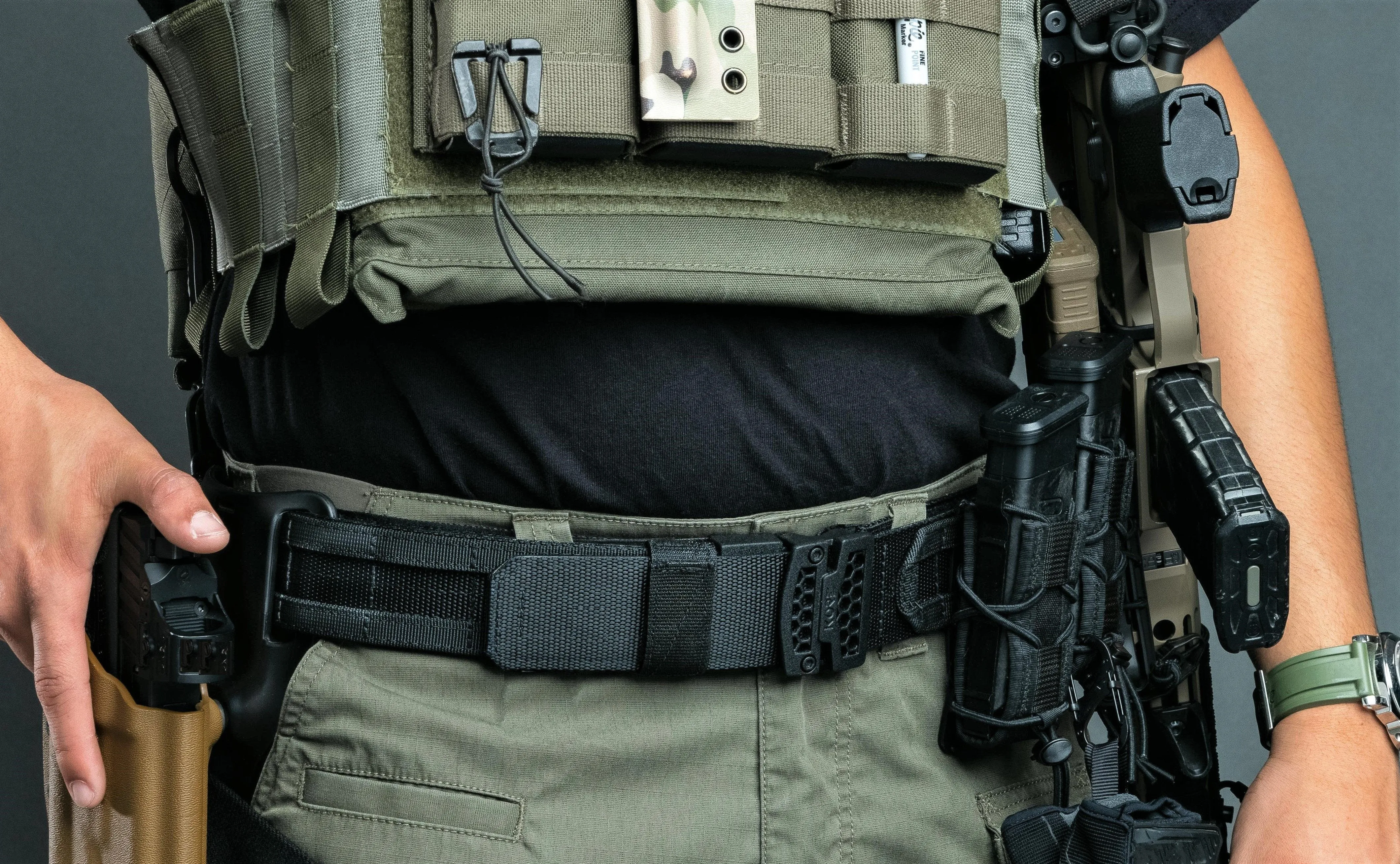 B1 MULTICAM® BLACK BATTLE BELT [Complete Kit]