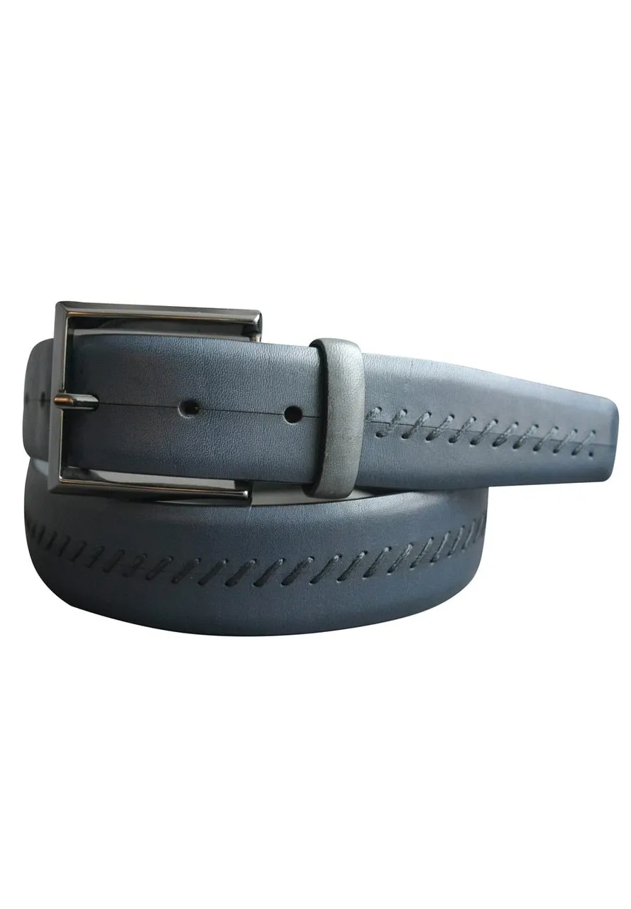 B16 Leather Saddle Stitch Belt