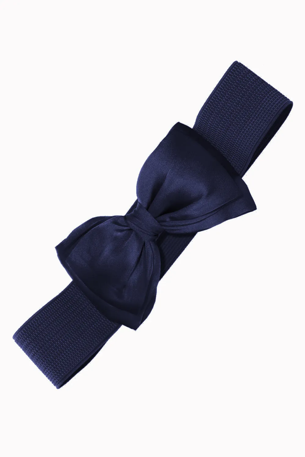 Bella Bow Belt in Navy Blue by Banned