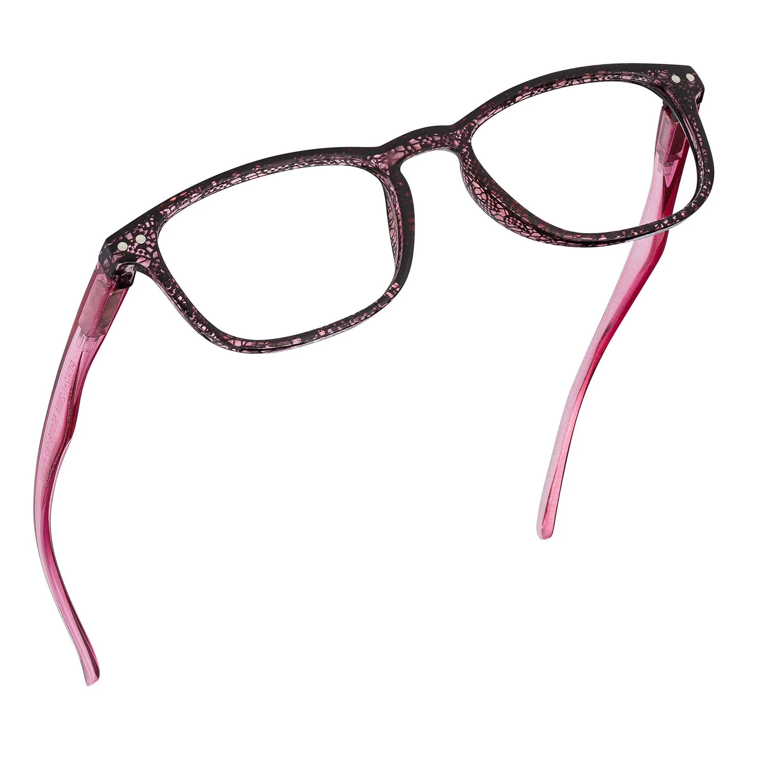 Blue-Light-Blocking-Reading-Glasses-Pink-2-00-Magnification-Computer-Glasses
