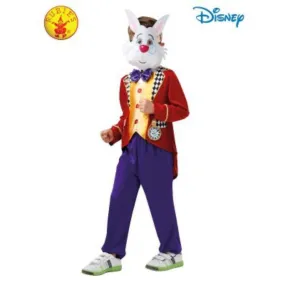 Boys Alice in Wonderland White Rabbit Costume - M