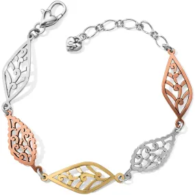Brighton Barbados Leaves Mix Metal Bracelet