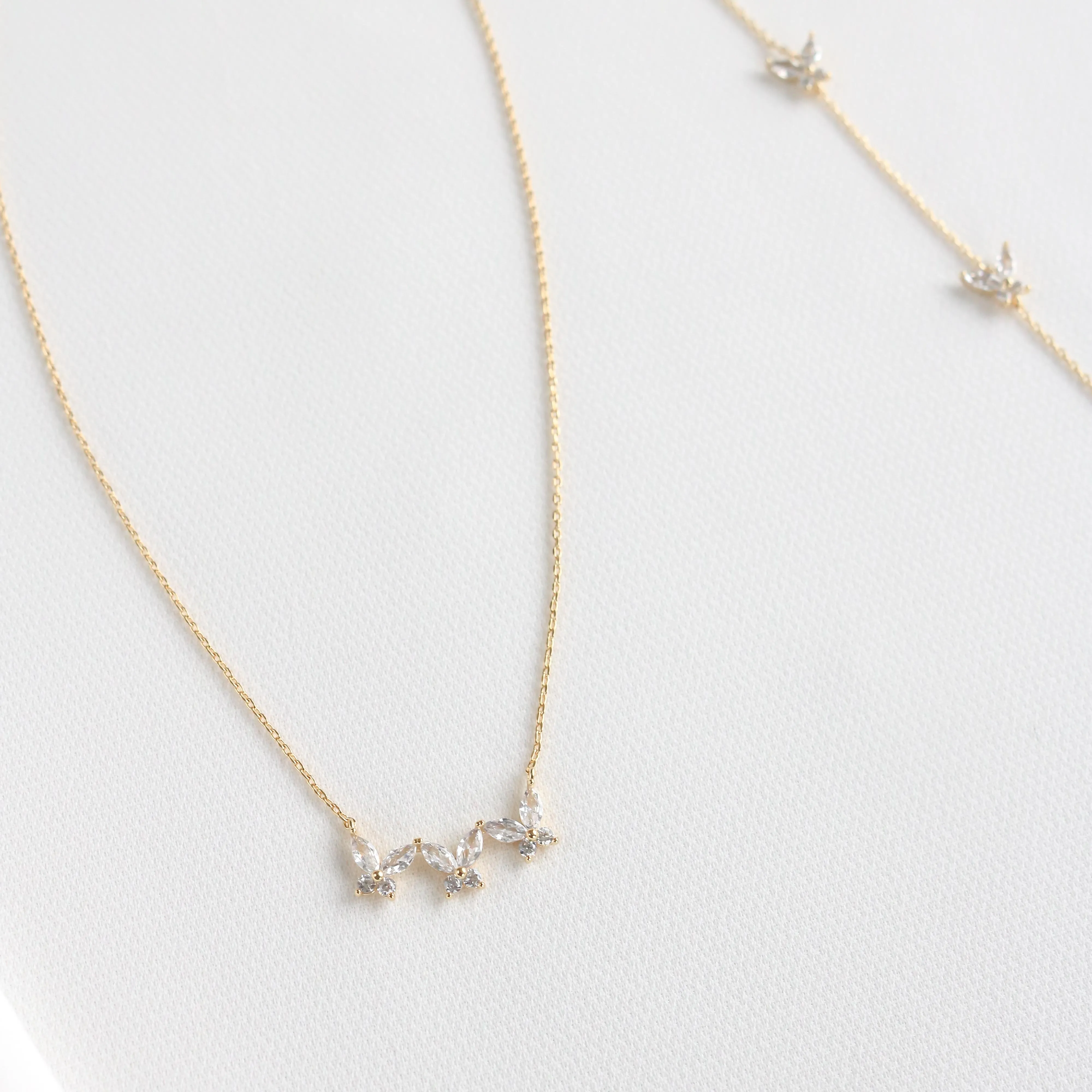 Butterfly Backdrop Necklace