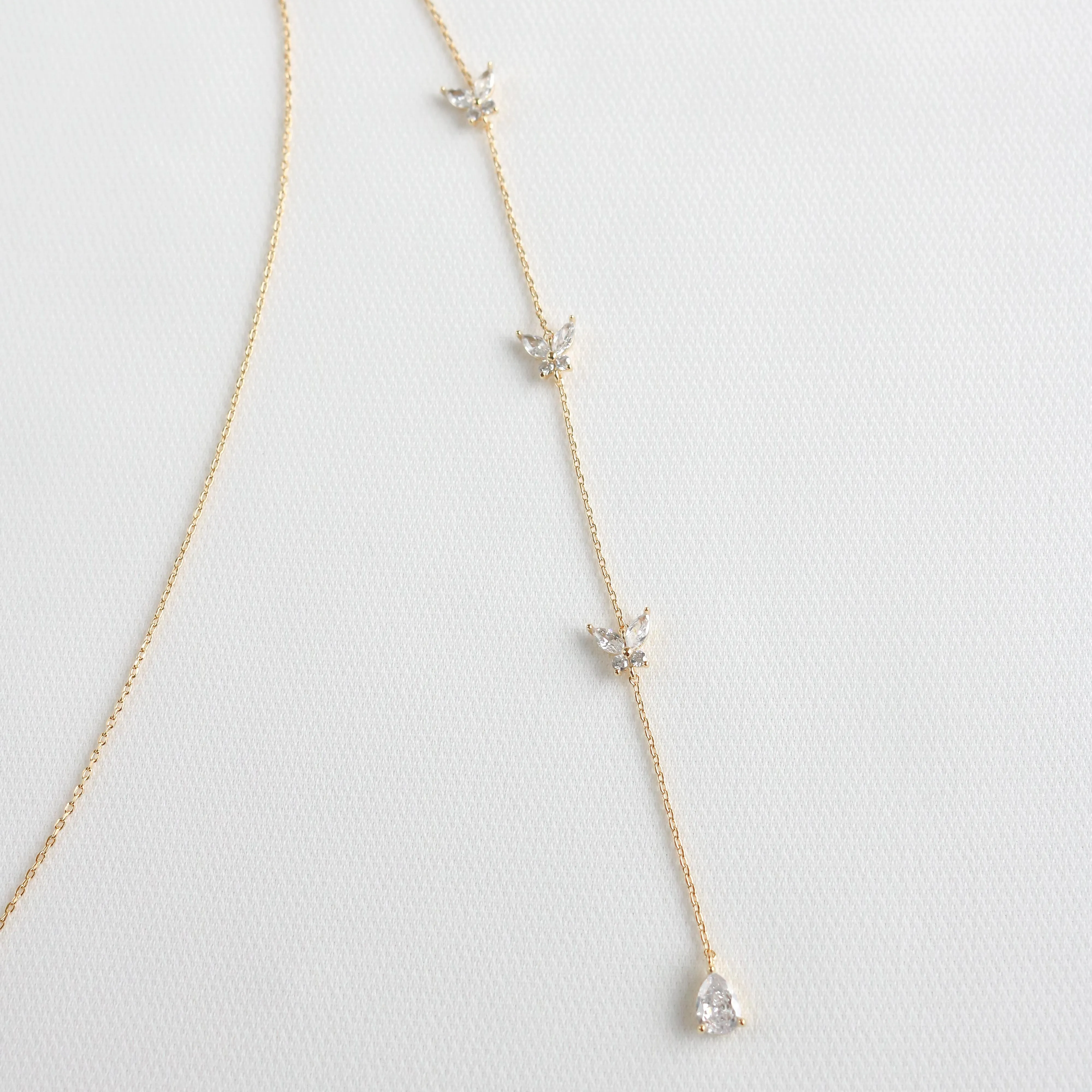 Butterfly Backdrop Necklace