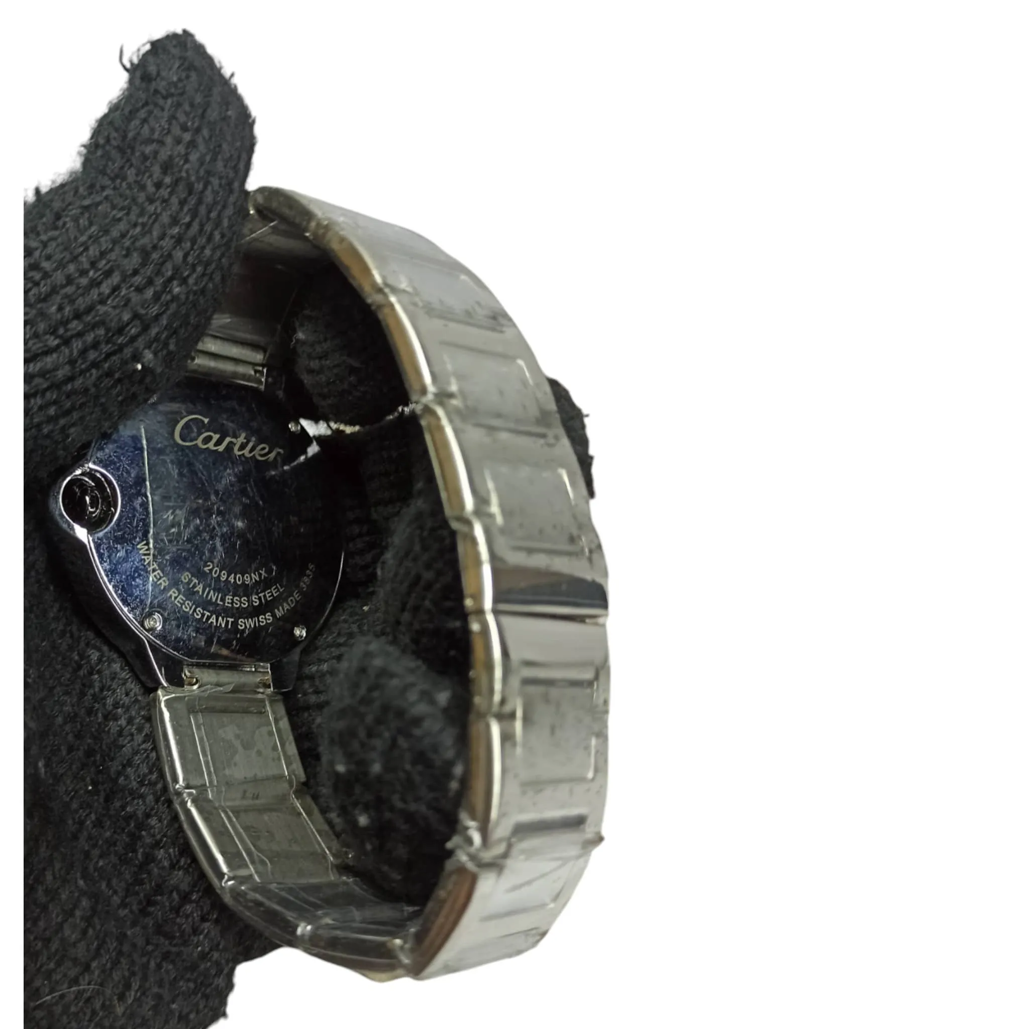 Cartier – Ballon – Good Quality – Quartz – Silver/Black - Men’s Watch