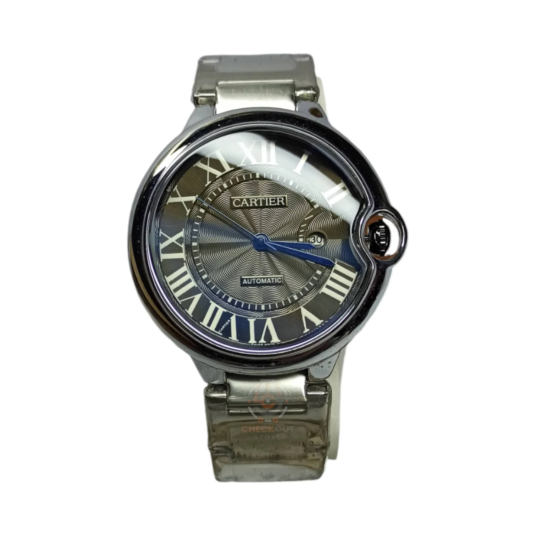 Cartier – Ballon – Good Quality – Quartz – Silver/Black - Men’s Watch
