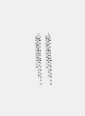 Cascading Cubic Zirconia Earrings