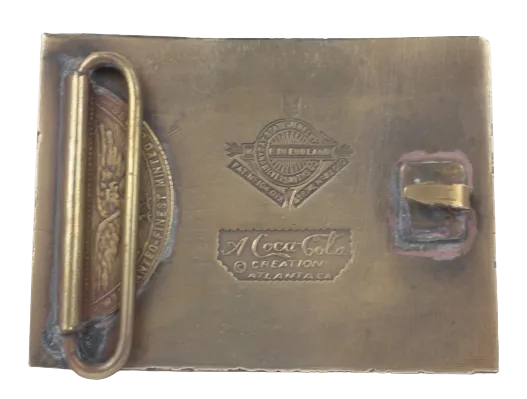 Coca Cola Tiffany Foundry Belt Buckle
