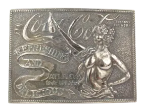 Coca Cola Tiffany Foundry Belt Buckle