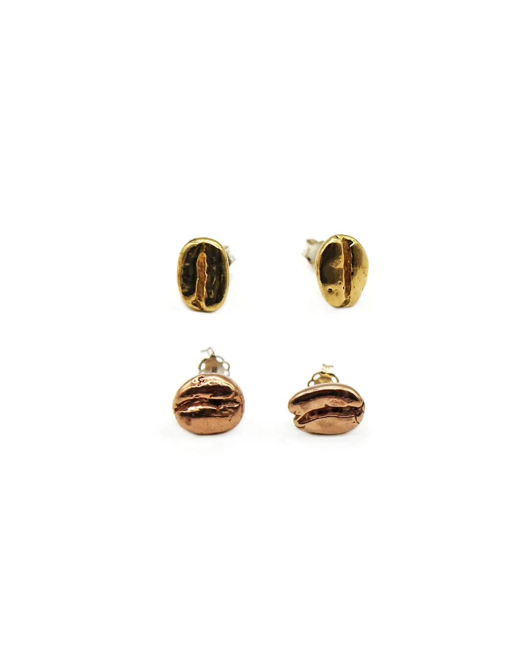 Coffee beans earrings