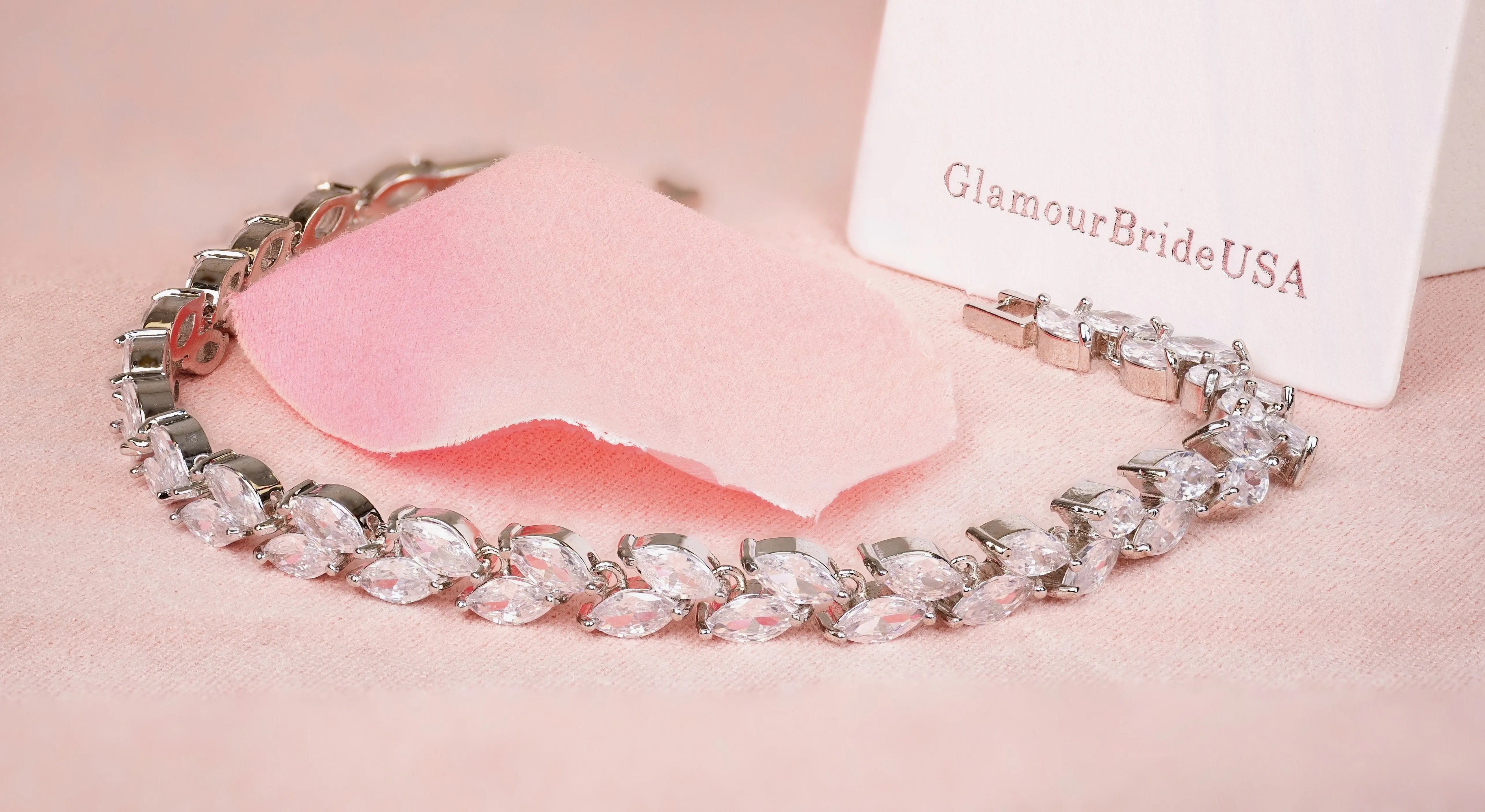 Crystal Bolo Bracelet - Ashley