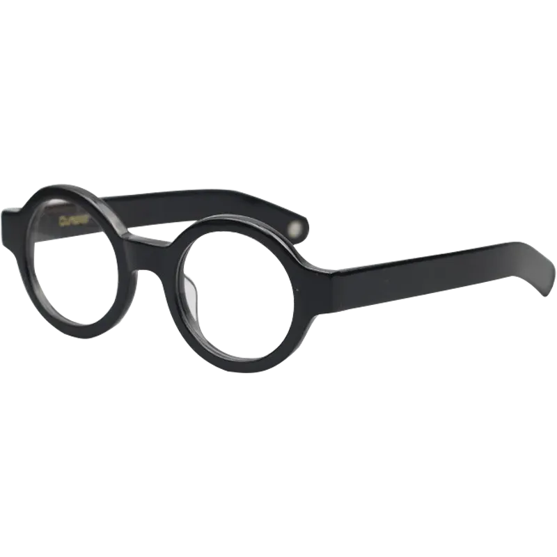 Cubojue Unisex Full Rim Round Acetate Reading Glasses 83014