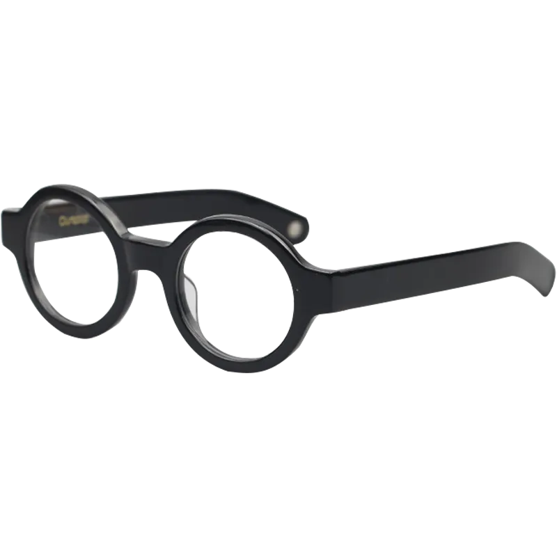 Cubojue Unisex Full Rim Round Acetate Reading Glasses 83014