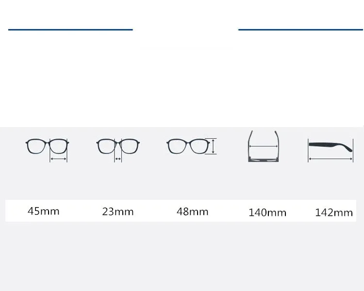 Cubojue Unisex Full Rim Round Acetate Reading Glasses 83014