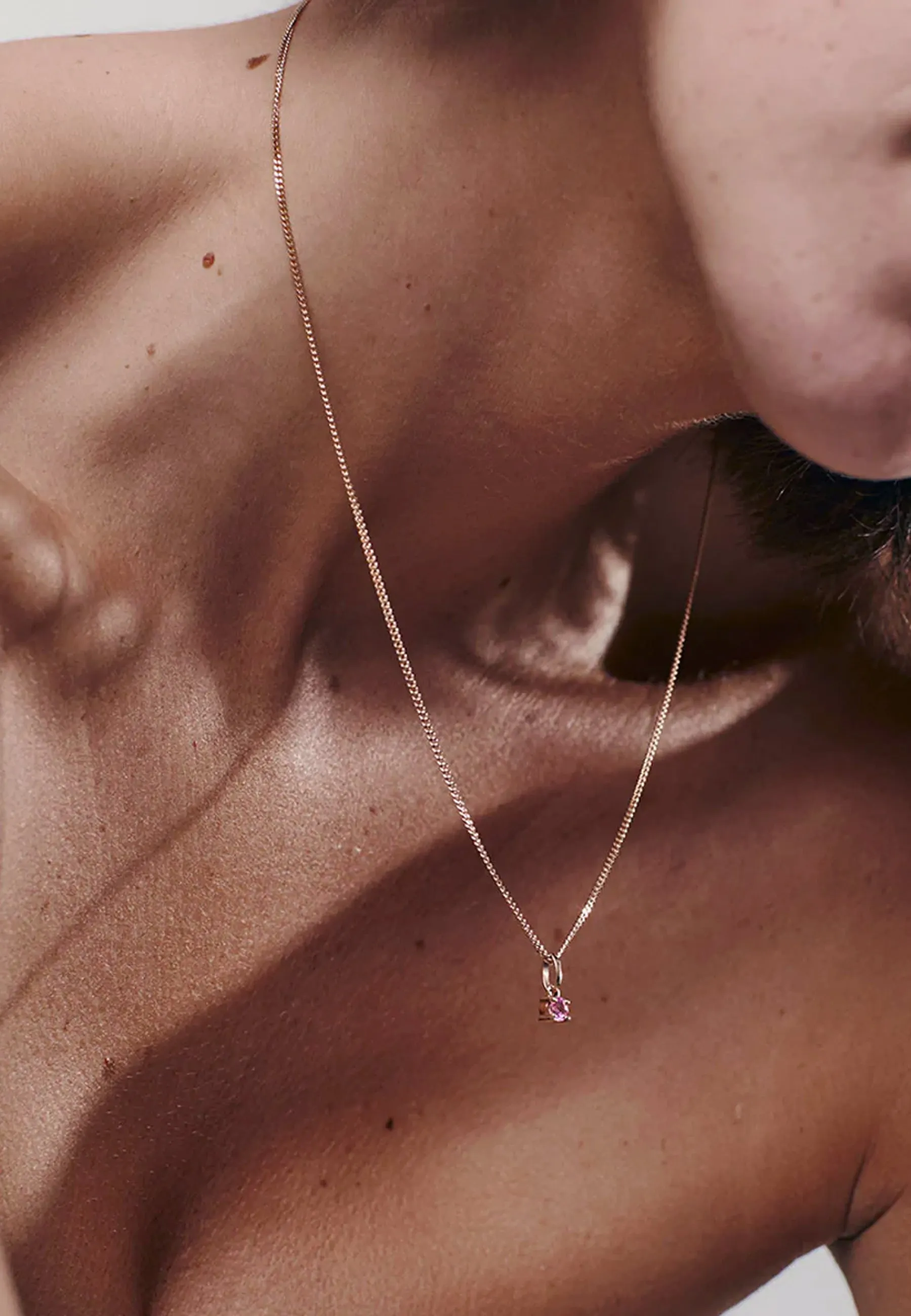 Della Necklace - Garnet