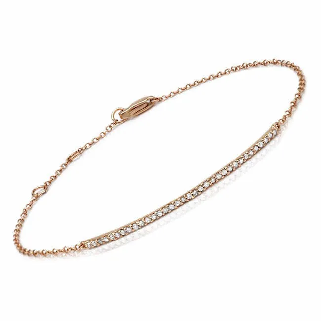 Diamond Bar Bracelet