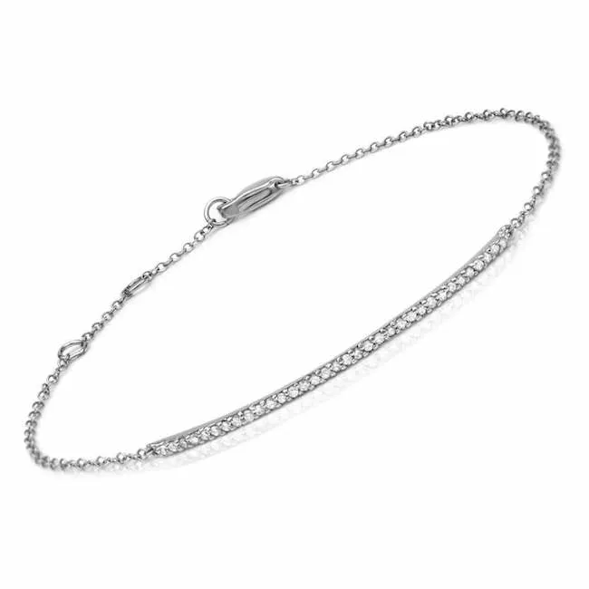 Diamond Bar Bracelet