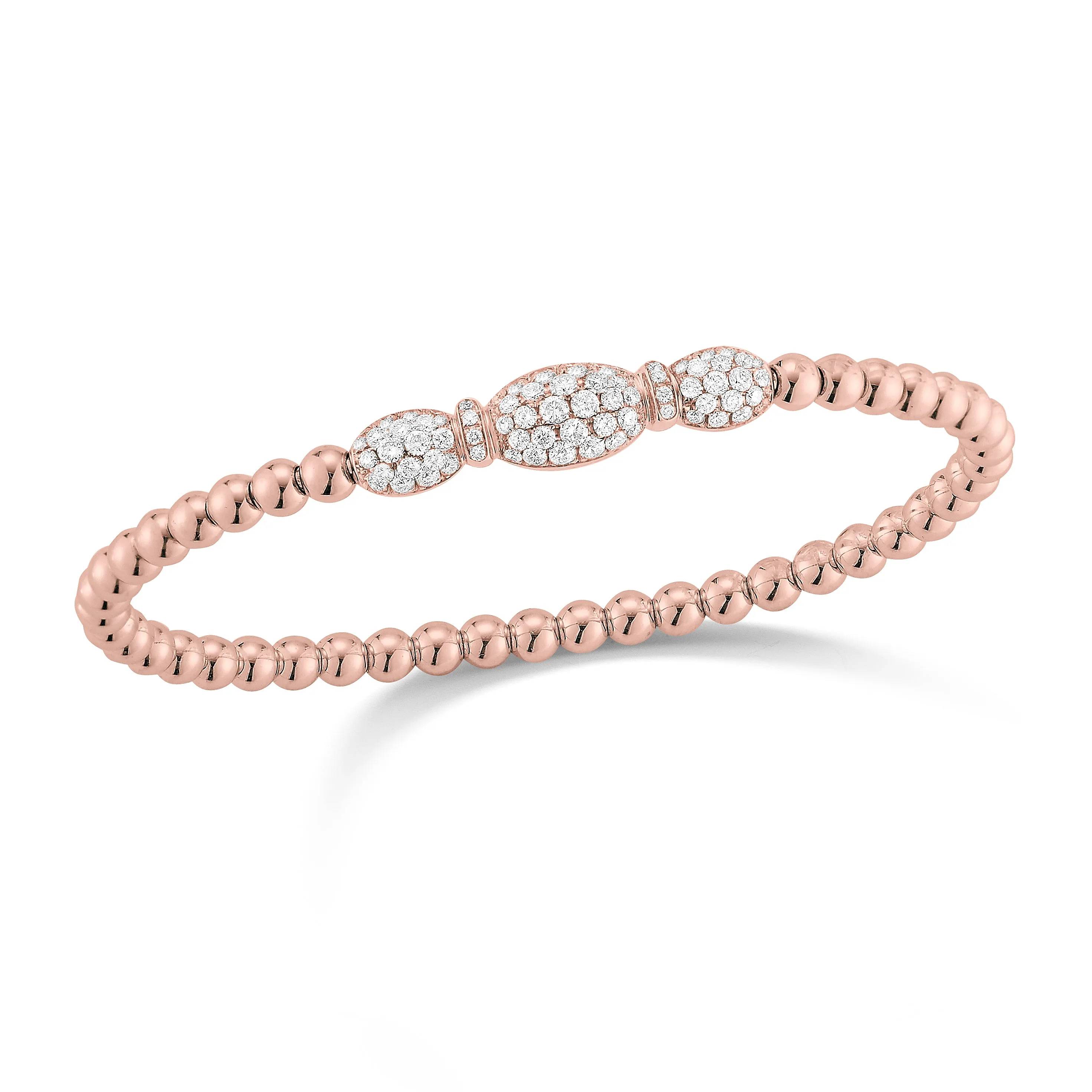 Diamond Bead Stretch Bracelet