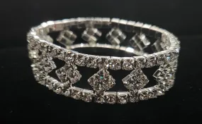 Diamond Rhinestone Stretch Bracelet