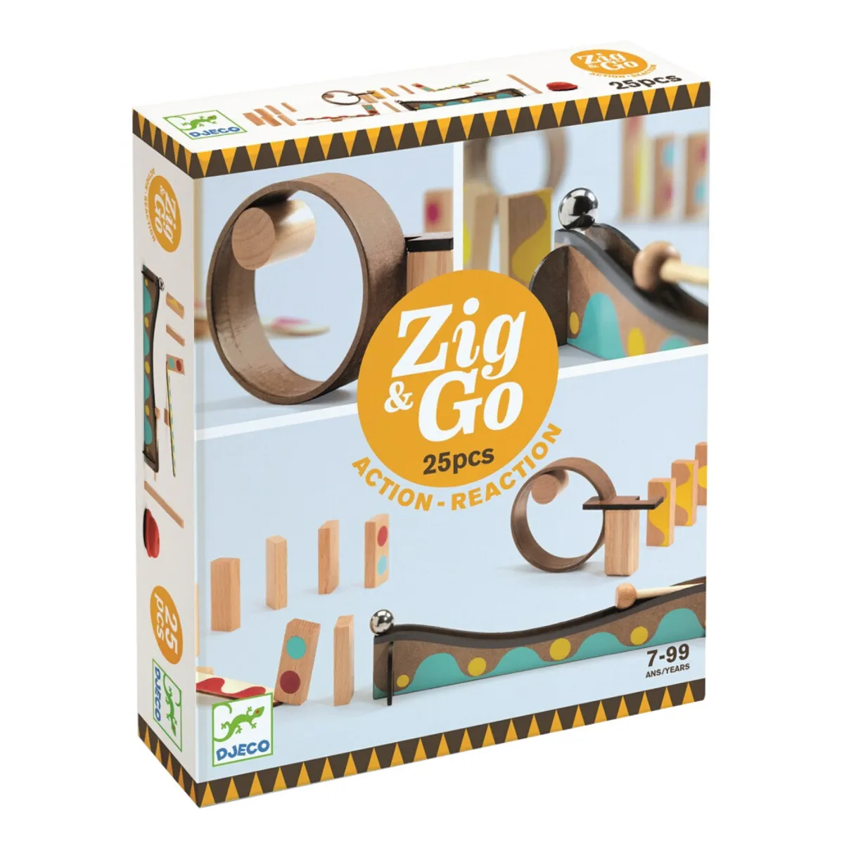 Djeco: Zig & Go - Dring (25pc)