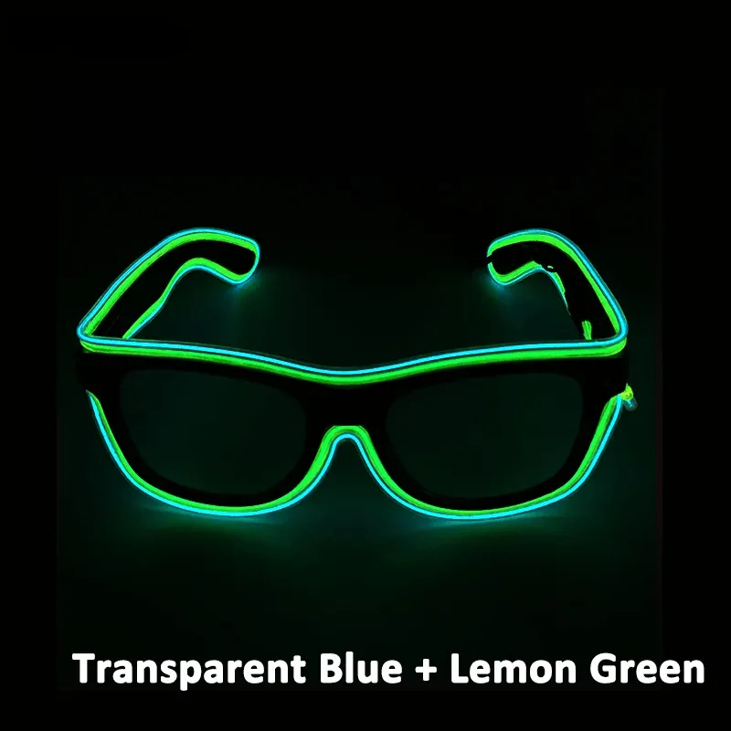 Double Colors Decorative Party Glowing LED Glasses