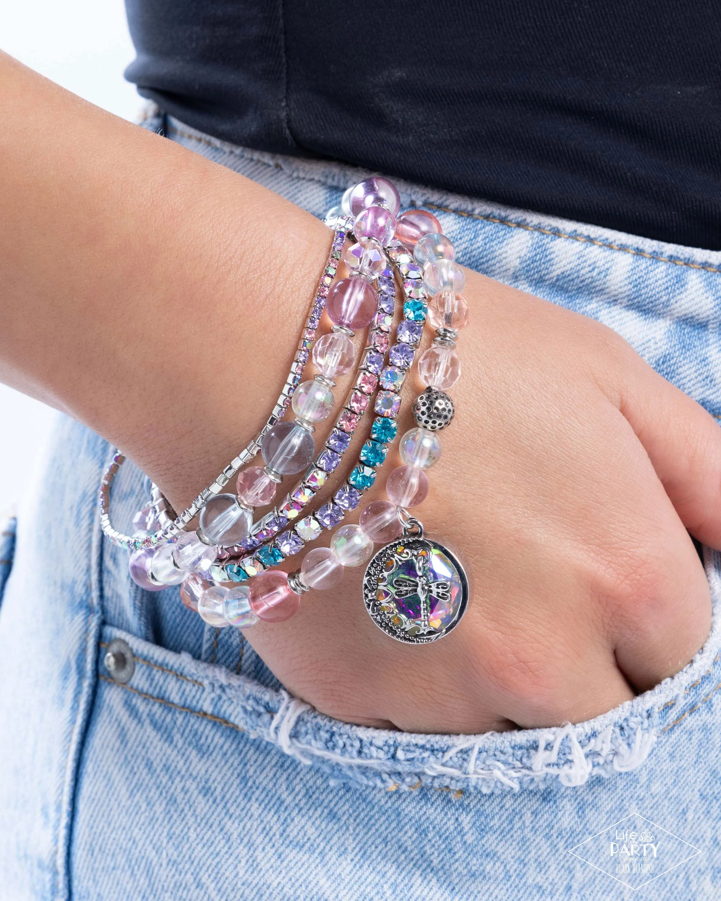 Dream On Dragonfly - Multi Paparazzi Accessories