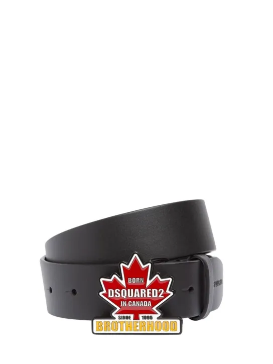 Dsquared2   Logo leather belt 