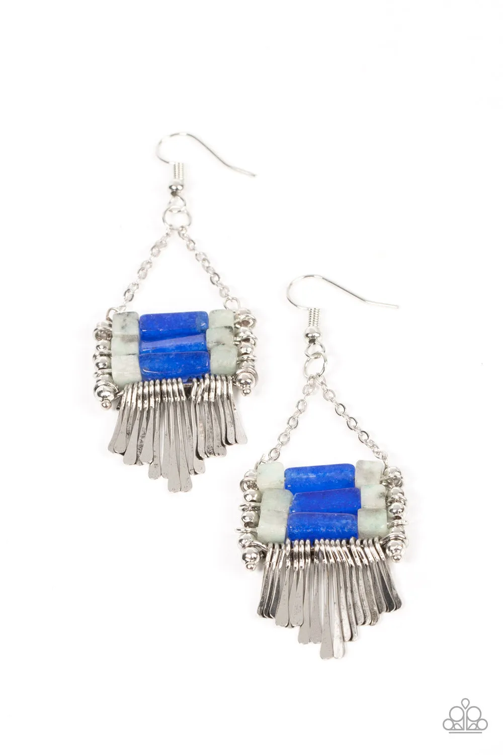 Earrings Riverbed Bounty - Blue E2414