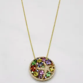 'EFFY' Seaside 14k Yellow Gold Multi Gem Necklace | 2.07ctw | 18"