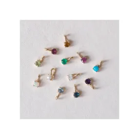 Element Gemstone Charm | 14k