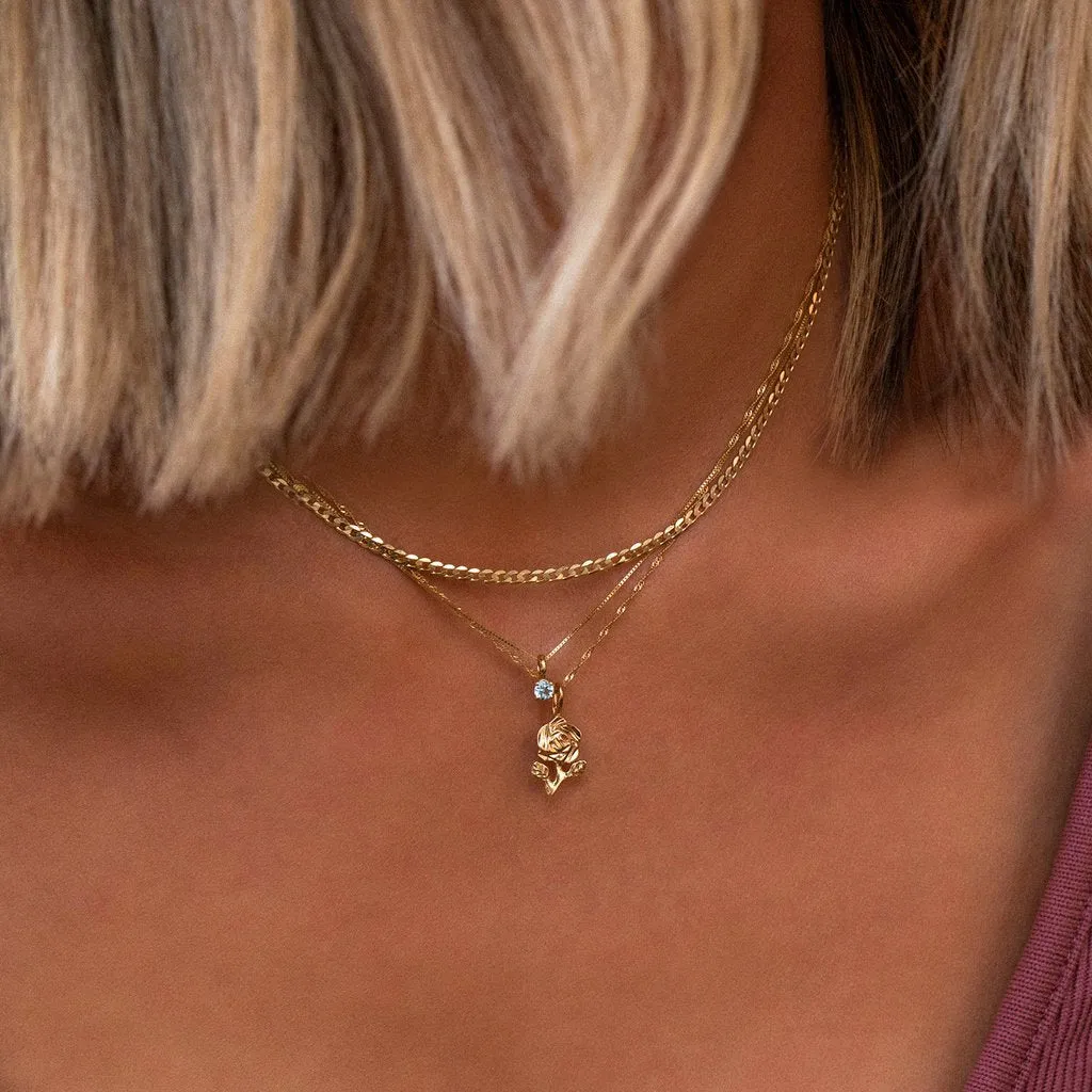 Element Gemstone Charm | 14k