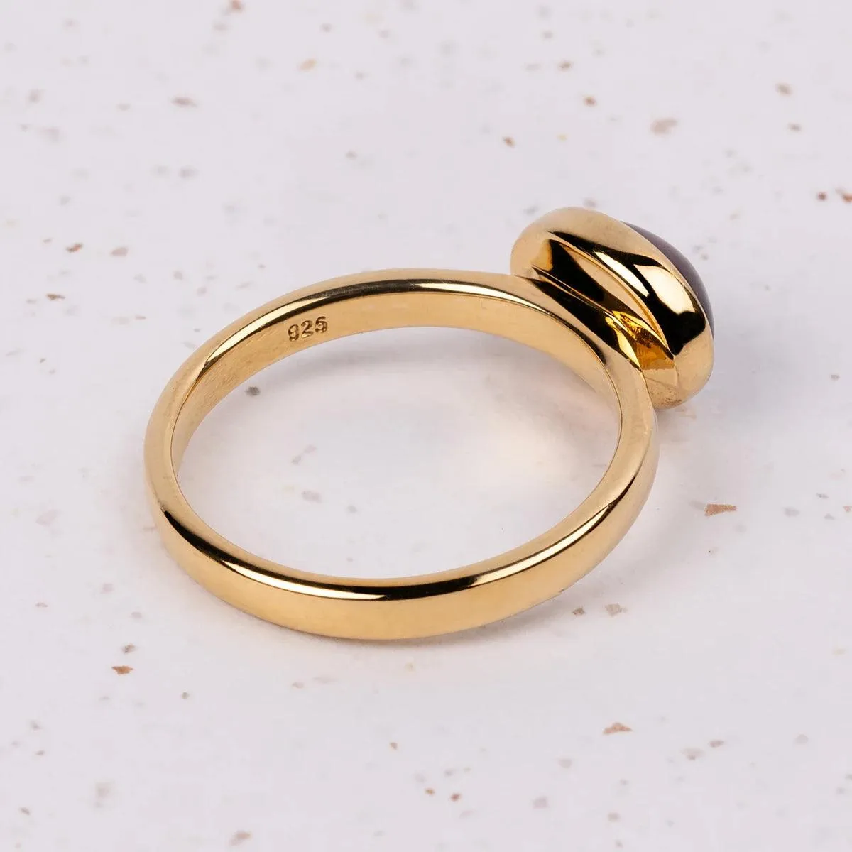 Elizabeth Bennet Gold-Plated Ring